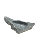 STONE CENTERPIECE / RARE GRAY YULE MARBLE