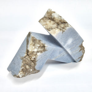 Blue alabaster GRAPHIC FIGURE