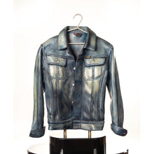 STONE SCULPTURE OF A DIESEL JEAN JACKET