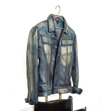 STONE SCULPTURE OF A DIESEL JEAN JACKET