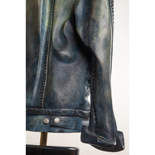 STONE SCULPTURE OF A DIESEL JEAN JACKET