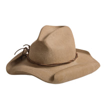 LIMESTONE SCULPTURE STETSON HAT / AMERICAN COWBOY