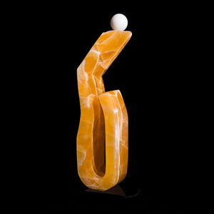  CARVED STONE BALANCING ACT