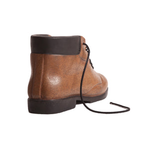 STONE CARVED AMERICAN WORKER, AMERICAN MADE, RUSTIC