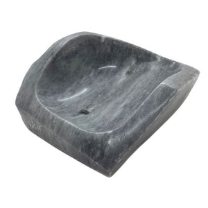 RARE STEEL GRAY YULE MARBLE BOWL