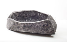 black and white stone centerpiece