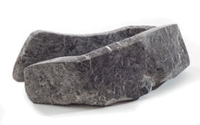 black and white stone centerpiece