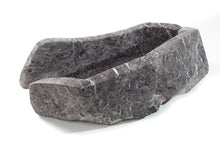 black and white stone centerpiece