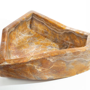 BOWL CARVED OUT OF STONE