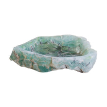 RARE FLUORITE STONE DECORATIVE BOWL 