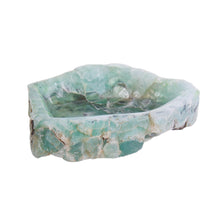 FLUORITE STONE DECORATIVE BOWL